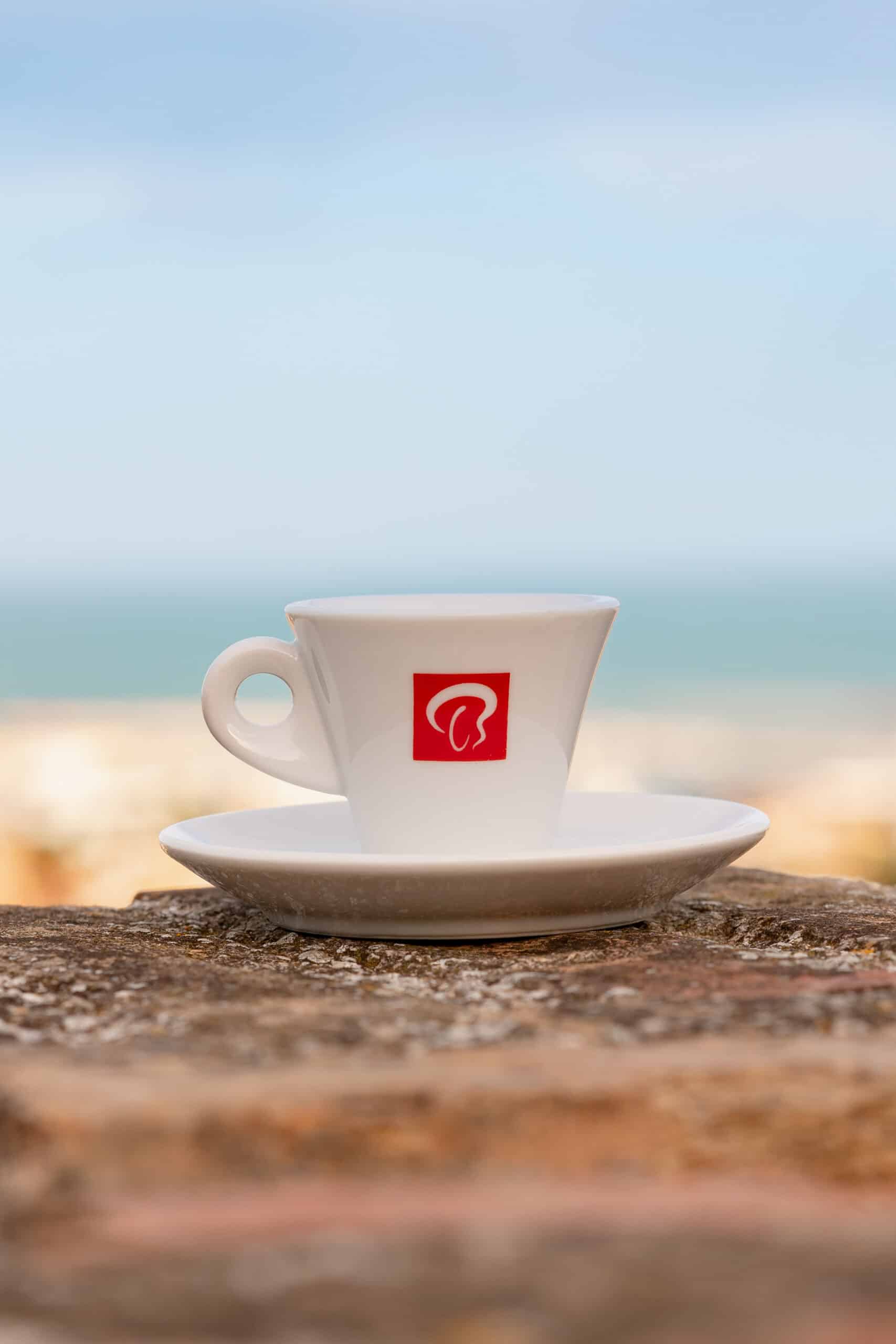 Marcafè coffee cup with saucer